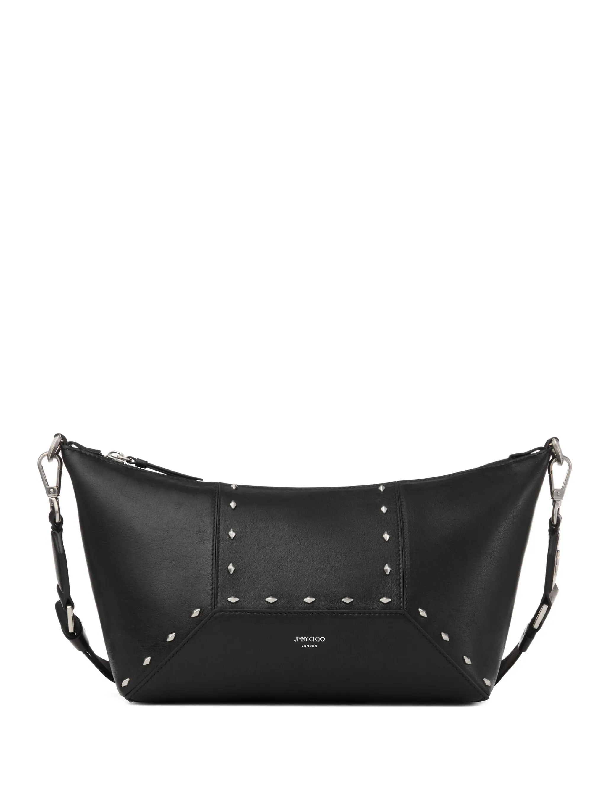 Сумка на плечо с заклепками Jimmy Choo, черный
Сумка на плечо с заклепками Jimmy Choo, черный
