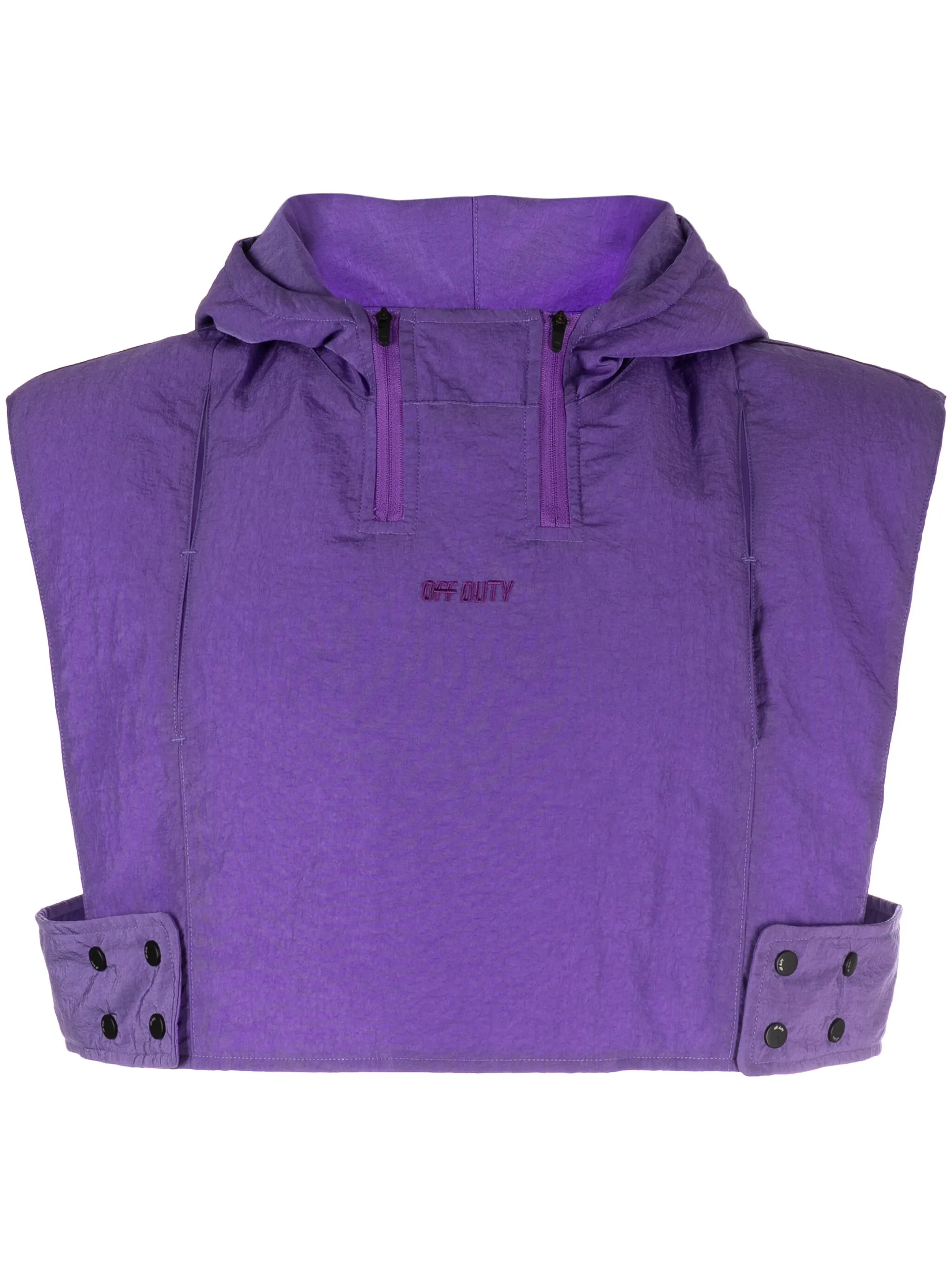 Укороченный жилет Del с капюшоном Off Duty, фиолетовый
Укороченный жилет Del с капюшоном Off Duty, фиолетовый