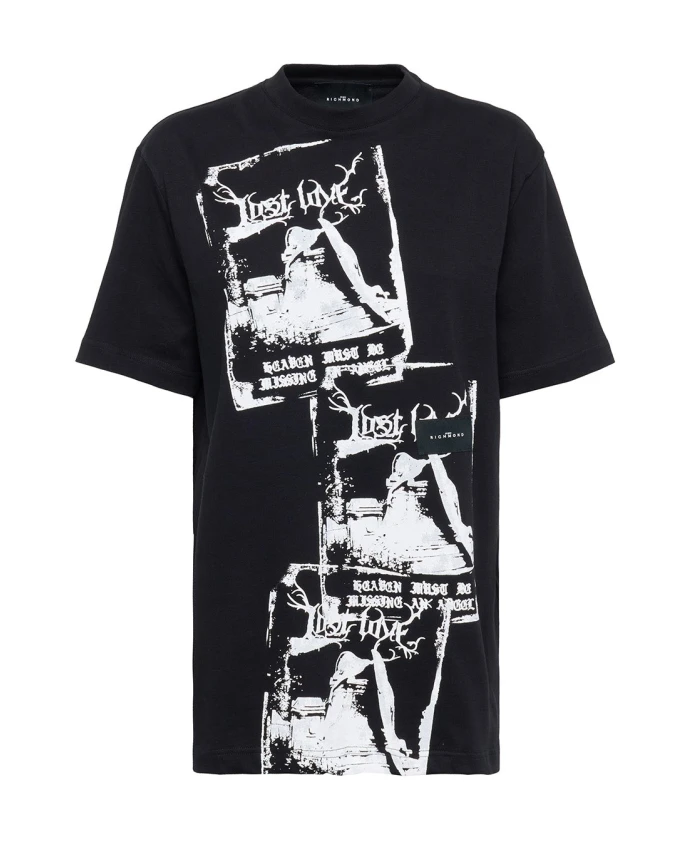 Футболка с повторяющимся графическим принтом John Richmond, черный
Футболка с повторяющимся графическим принтом John Richmond, черный