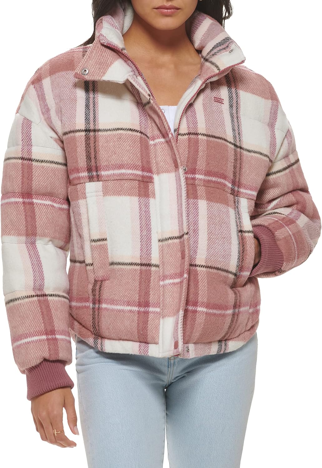 Женская утепленная куртка Levi's с затяжкой на талии, розовый/белый
Женская утепленная куртка Levi's с затяжкой на талии, розовый/белый