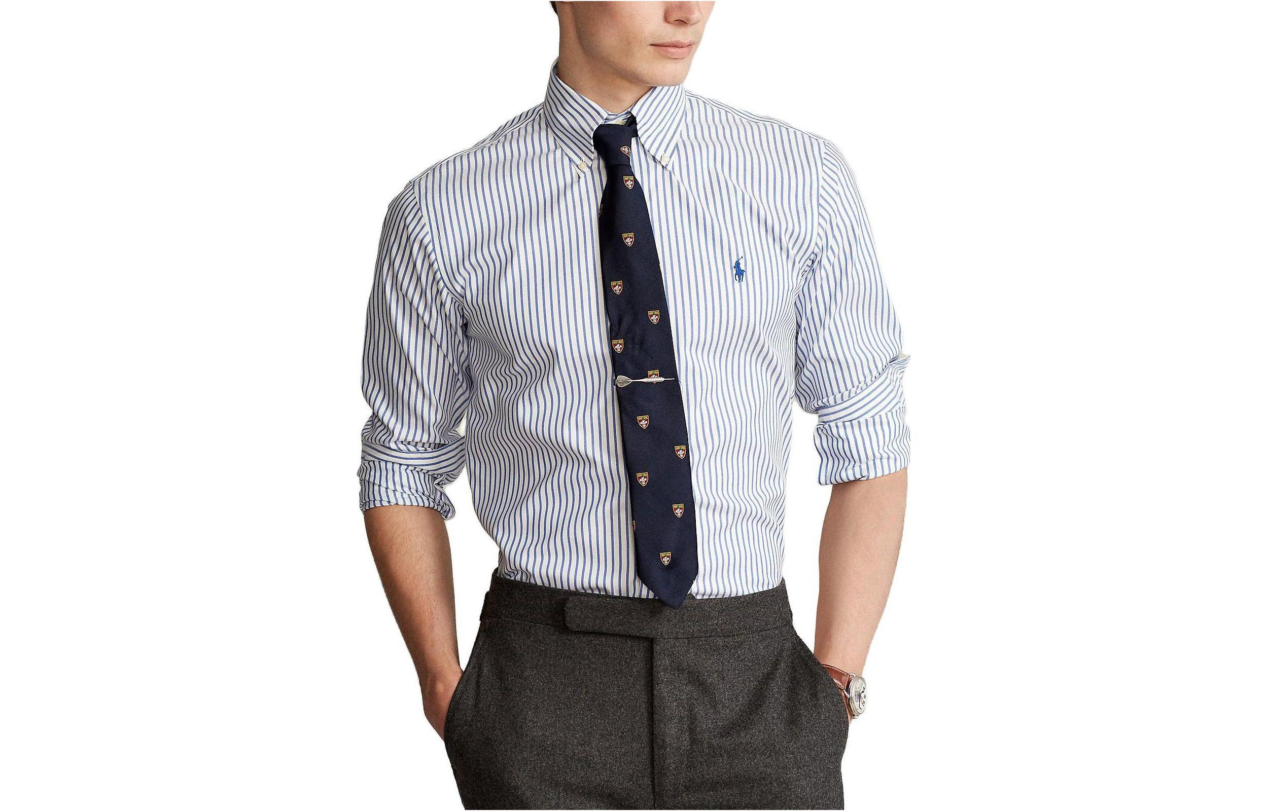 Polo Ralph Lauren Мужская синяя рубашка
Polo Ralph Lauren Мужская синяя рубашка