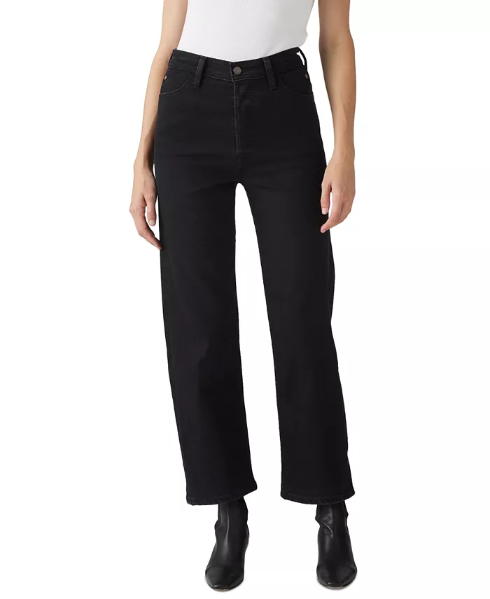 Женские джинсы с высокой посадкой на талии и прямыми штанинами до щиколотки Ribcage Levi's, черный
Женские джинсы с высокой посадкой на талии и прямыми штанинами до щиколотки Ribcage Levi's, черный