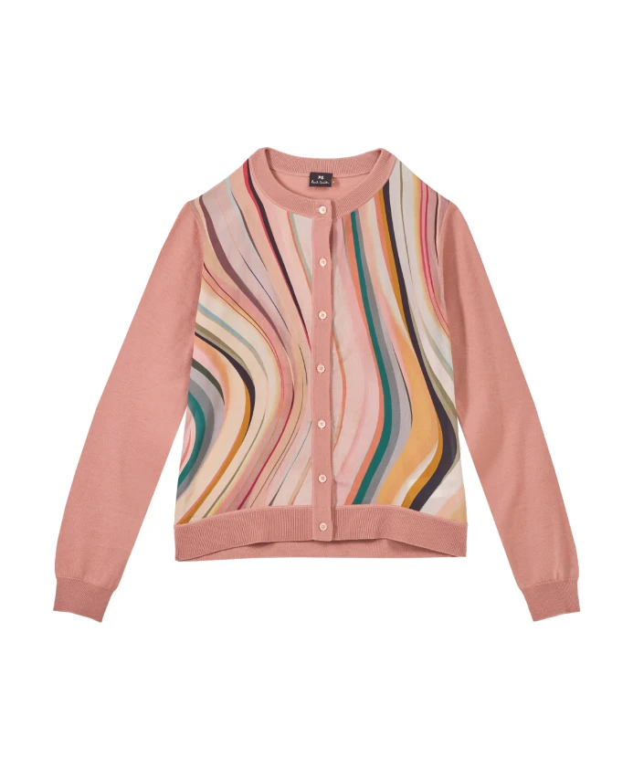 Кардиган с вихревым узором Ps By Paul Smith, розовый
Кардиган с вихревым узором Ps By Paul Smith, розовый