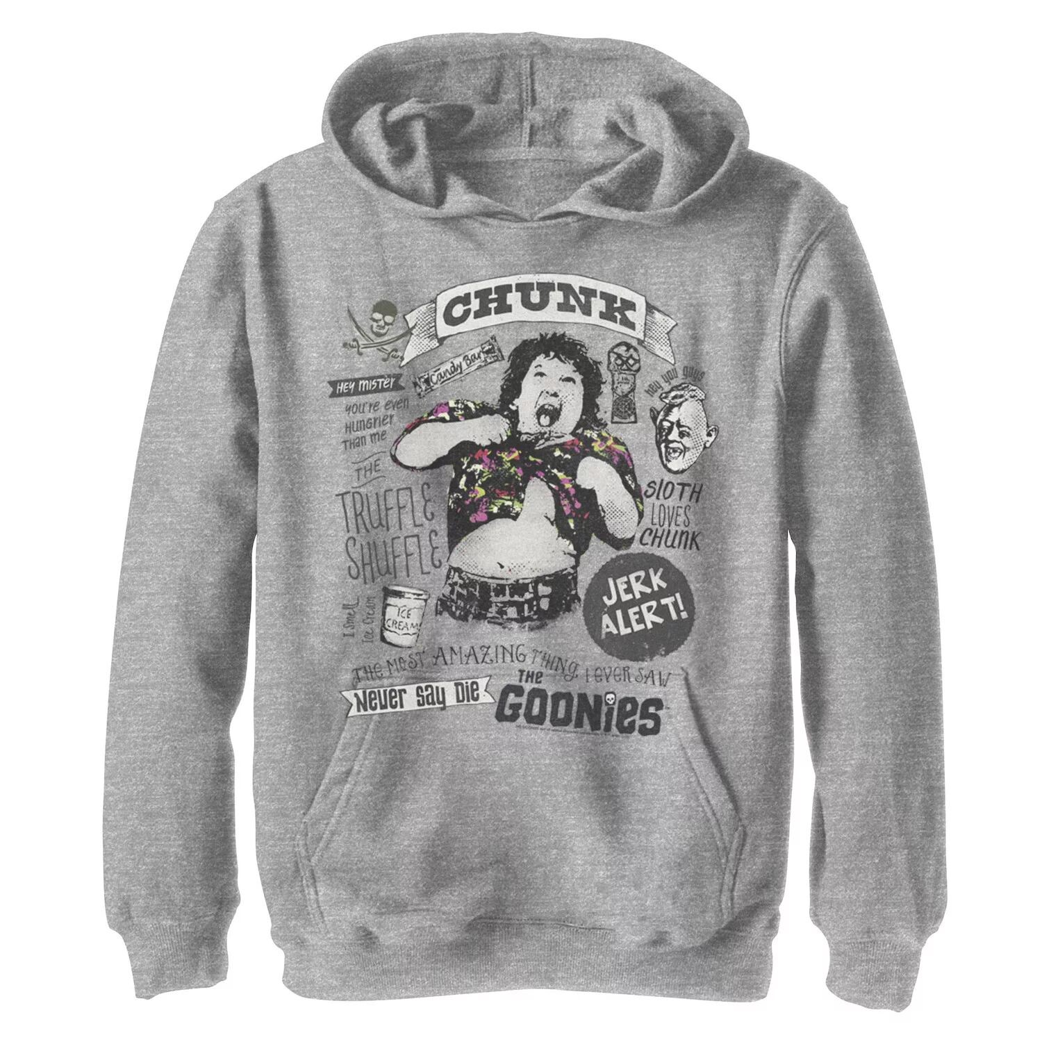 Толстовка с надписью The Goonies Chunk and Sloth Things для мальчиков 8–20 лет Licensed Character
Толстовка с надписью The Goonies Chunk and Sloth Things для мальчиков 8–20 лет Licensed Character