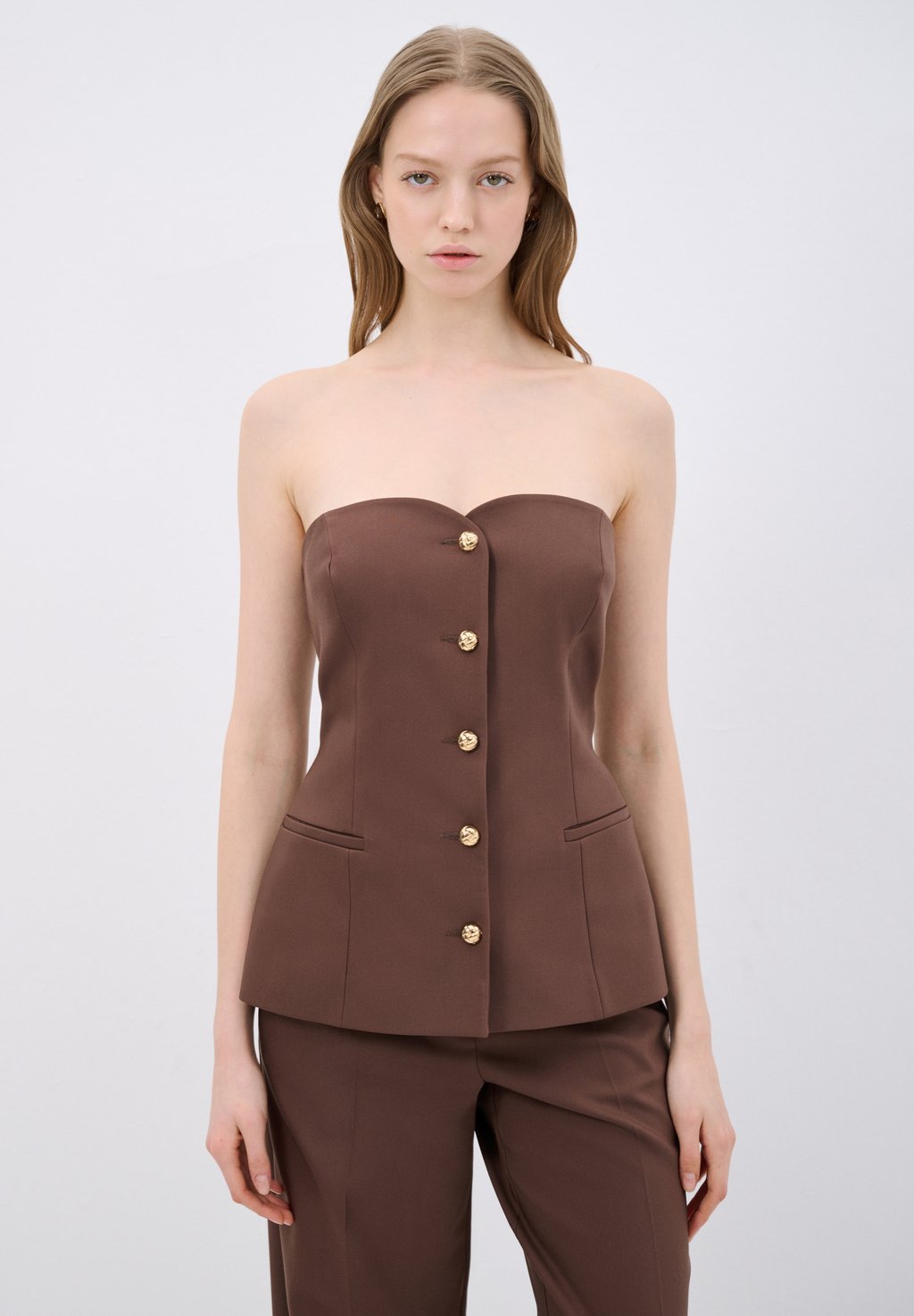 Блуза DETAILED - Top adL, коричневый
Блуза DETAILED - Top adL, коричневый