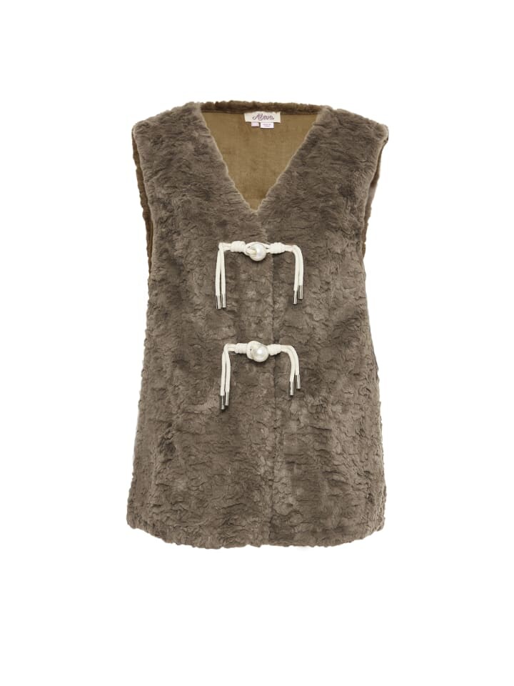 Свитер-жилет aleva, серо-коричневый
Свитер-жилет aleva, серо-коричневый