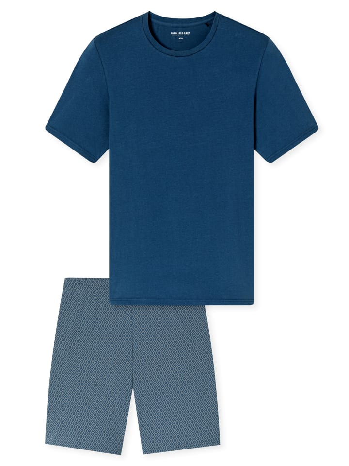 Schiesser Пижама Casual Essentials темно-синего цвета
Schiesser Пижама Casual Essentials темно-синего цвета