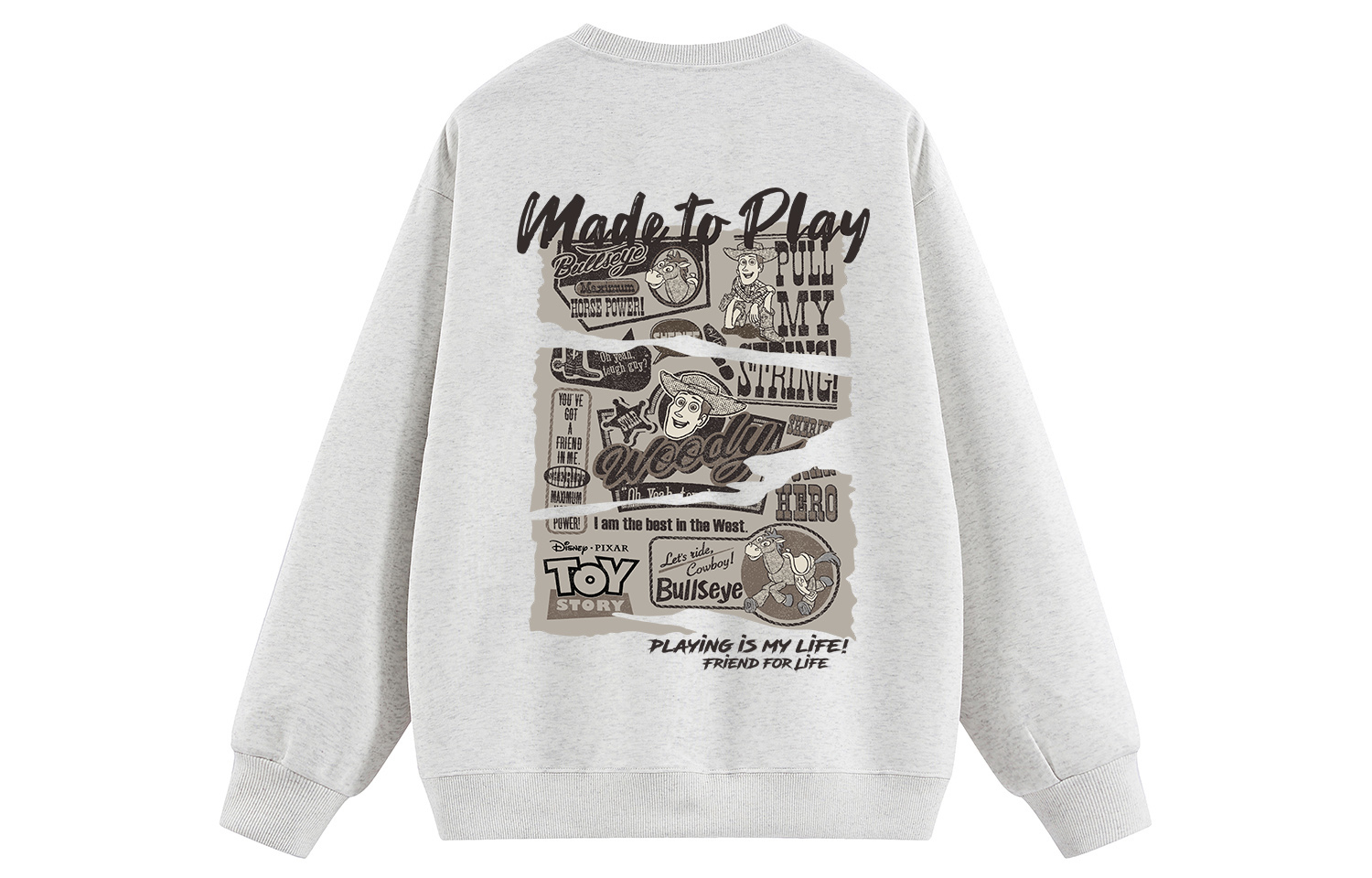 Унисекс свитшот Disney, бело-серый
Унисекс свитшот Disney, бело-серый