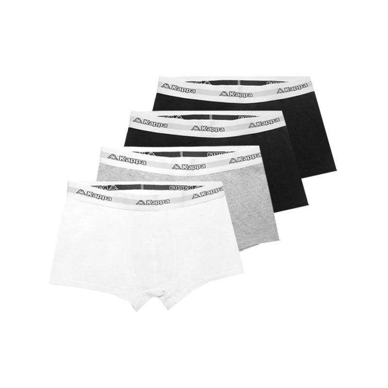 Мужские трусы-боксеры Kappa, 4 Pack (черный 2+белый+светло-серый)
Мужские трусы-боксеры Kappa, 4 Pack (черный 2+белый+светло-серый)