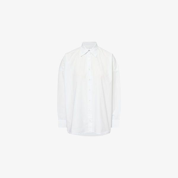 Рубашка Agolde Roux свободного кроя с длинным рукавом из хлопка, белый
Рубашка Agolde Roux свободного кроя с длинным рукавом из хлопка, белый