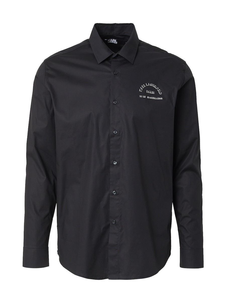 Рубашка на пуговицах классического кроя Karl Lagerfeld, черный
Рубашка на пуговицах классического кроя Karl Lagerfeld, черный