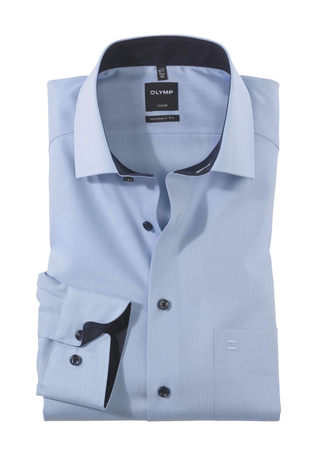 Деловая рубашка Luxor, нагрудный карман, современный крой, мужская OLYMP, светло-синий
Деловая рубашка Luxor, нагрудный карман, современный крой, мужская OLYMP, светло-синий