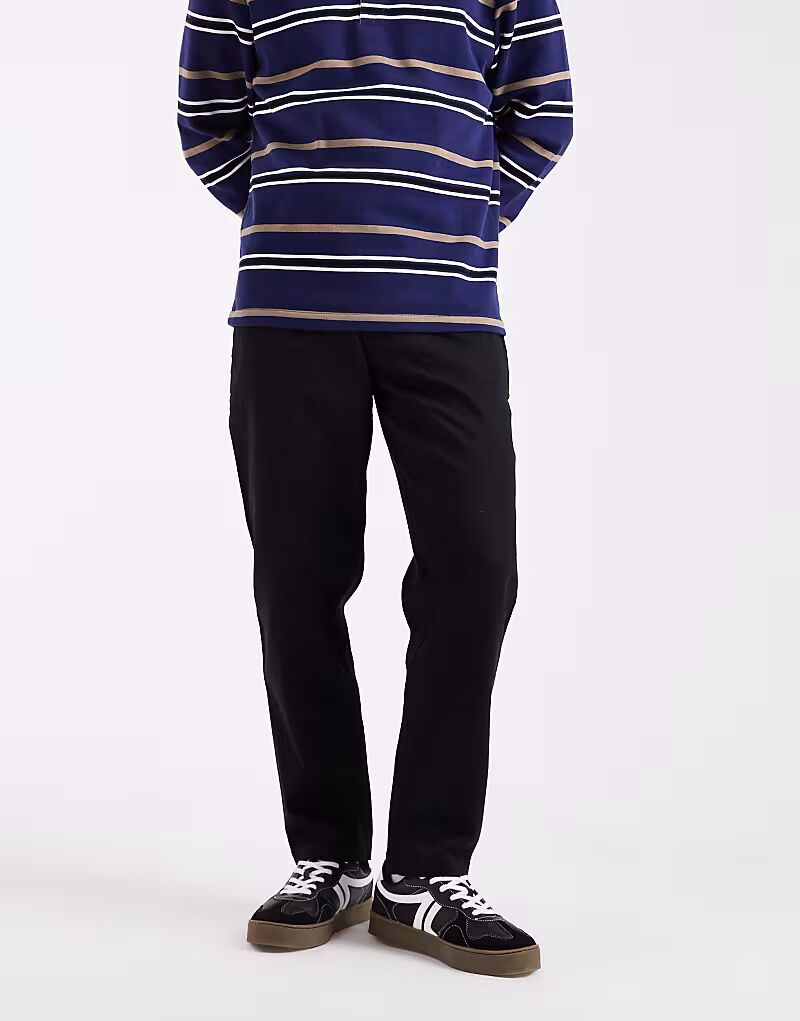 Зауженные брюки с эластичной талией на шнурке, черного цвета Parlez
Зауженные брюки с эластичной талией на шнурке, черного цвета Parlez