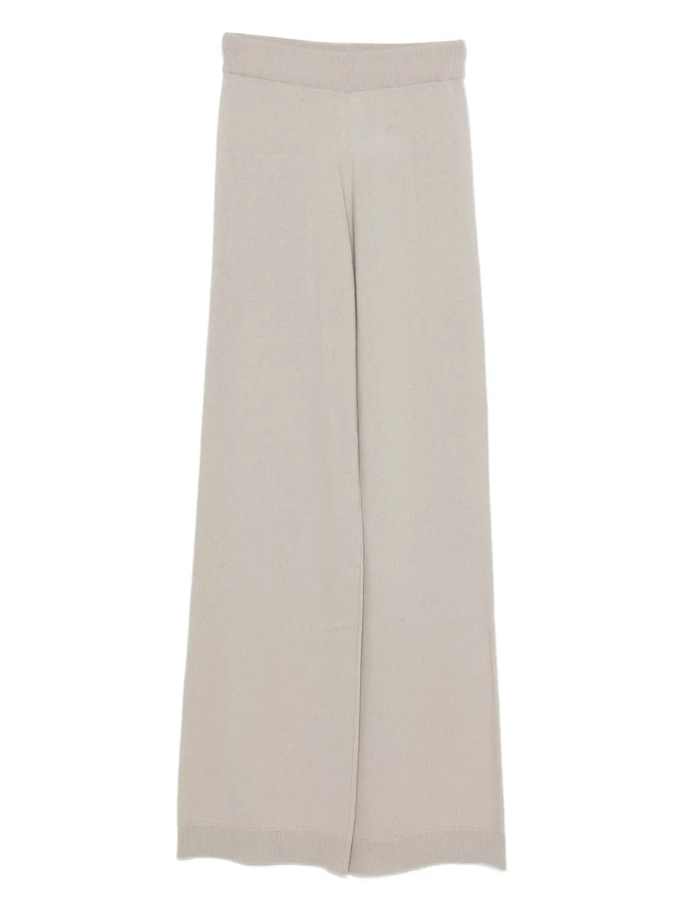Шерстяные брюки с эластичным поясом ALLUDE, нейтральный 
Шерстяные брюки с эластичным поясом ALLUDE, нейтральный