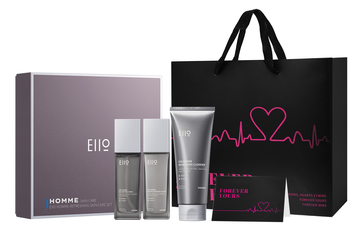 Набор для ухода за кожей мужской очищающий лосьон Love Everlasting глубокое очищение освежающий EIIO
Набор для ухода за кожей мужской очищающий лосьон Love Everlasting глубокое очищение освежающий EIIO