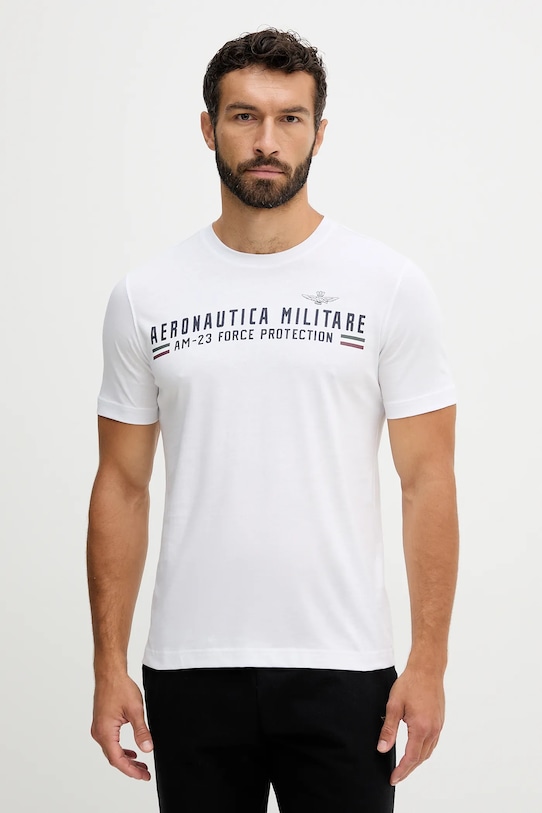 Хлопковая футболка Aeronautica Militare, белый
Хлопковая футболка Aeronautica Militare, белый