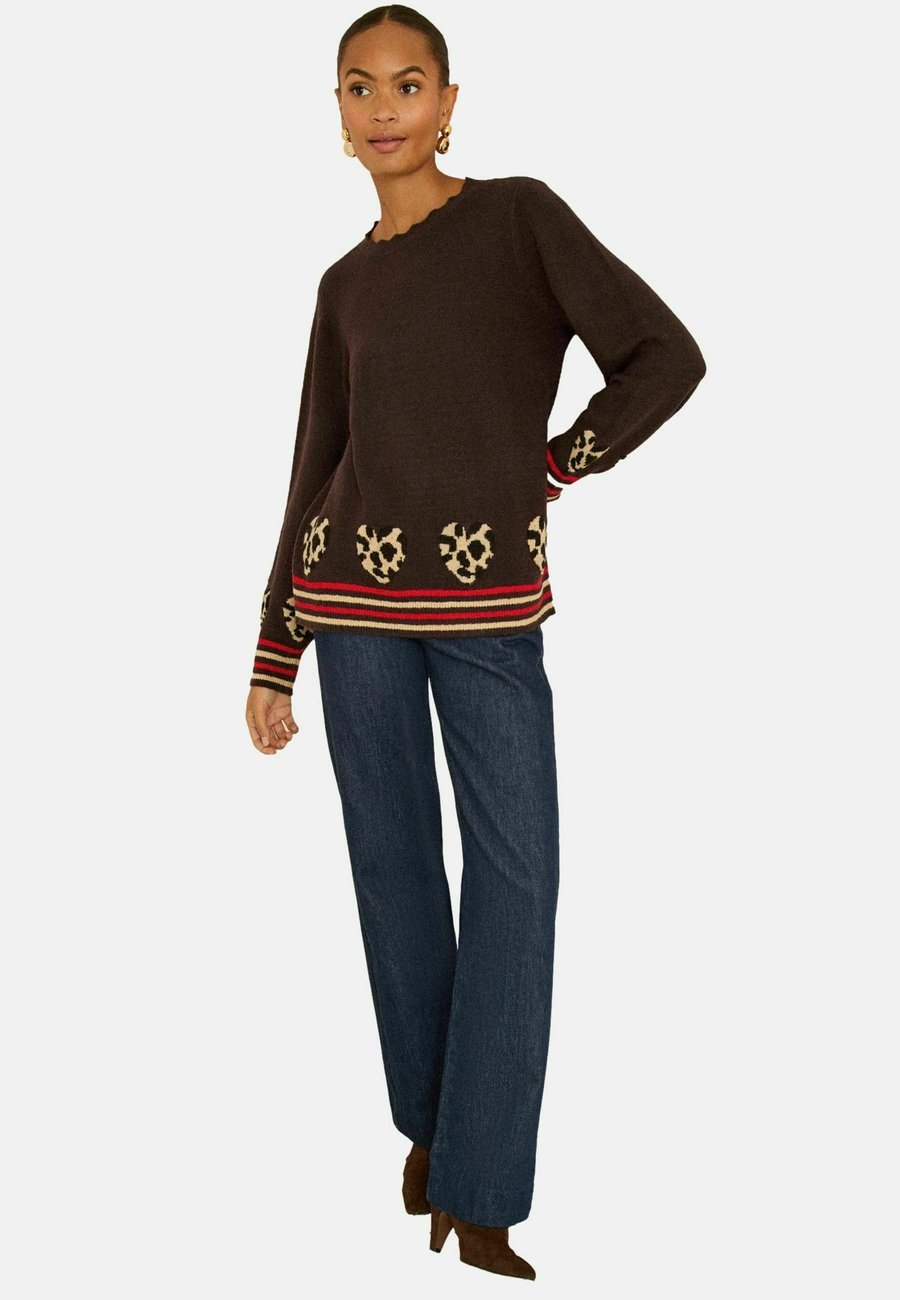 Джемпер Love & Roses ANIMAL HEART, Chocolate Brown/Brown
Джемпер Love & Roses ANIMAL HEART, Chocolate Brown/Brown