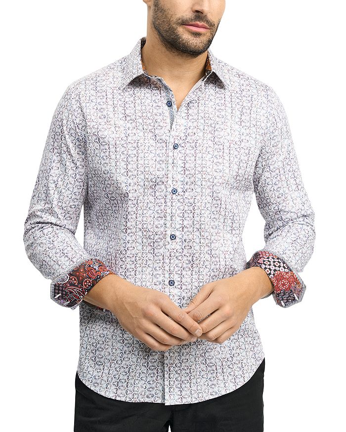Рубашка Nelson Cotton Stretch Printed Classic Fit на пуговицах Robert Graham, мультиколор
Рубашка Nelson Cotton Stretch Printed Classic Fit на пуговицах Robert Graham, мультиколор