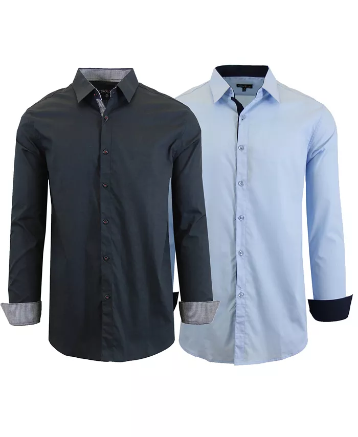 Мужская рубашка Slim Fit, 2 штуки, однотонная Galaxy By Harvic, мультиколор
Мужская рубашка Slim Fit, 2 штуки, однотонная Galaxy By Harvic, мультиколор