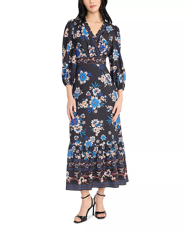 Платье миди с V-образным вырезом Donna Morgan, мультиколор
Платье миди с V-образным вырезом Donna Morgan, мультиколор