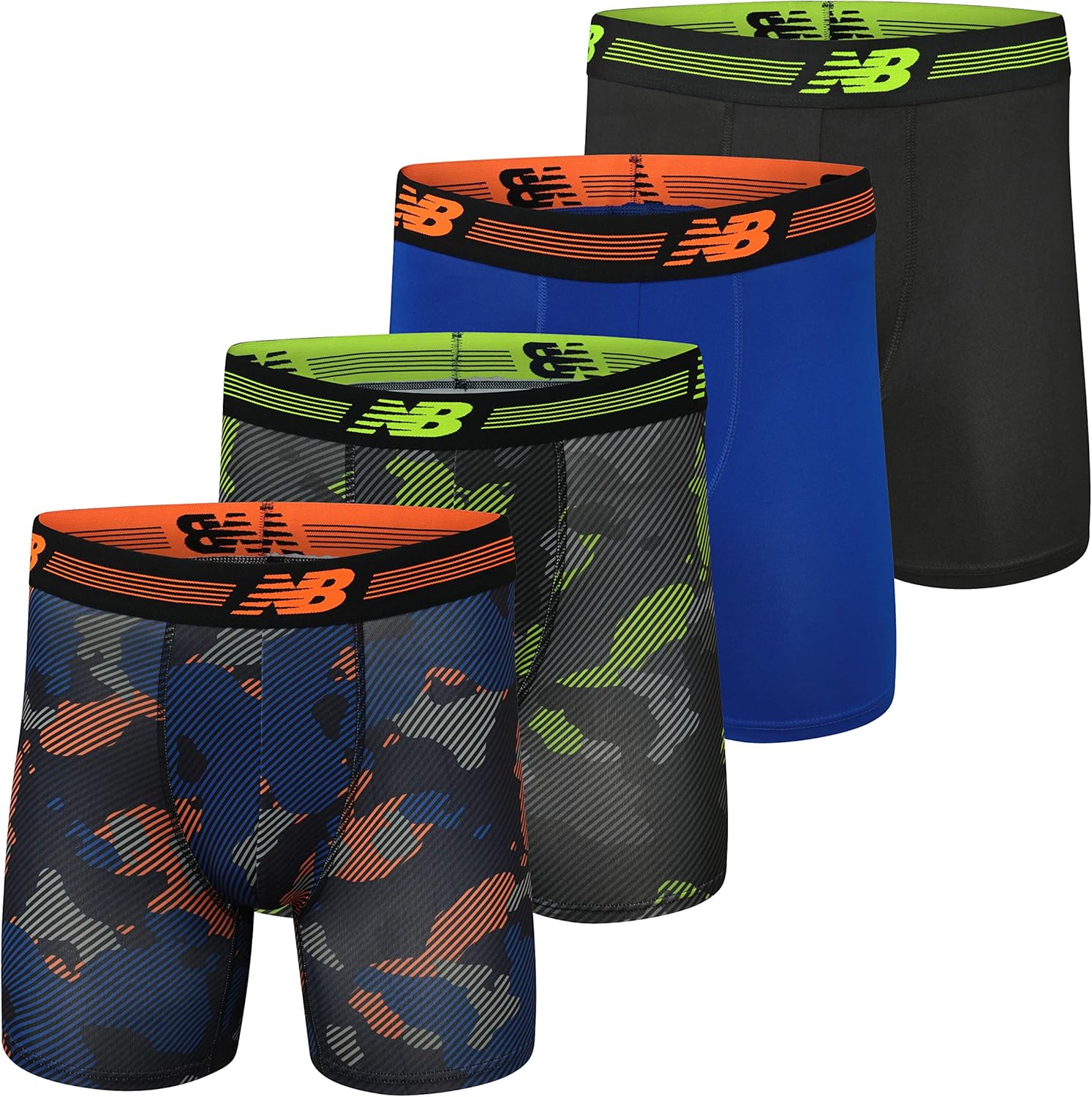 Мужские боксеры-трусы New Balance Performance No Fly длиной 6 дюймов (4 шт.), Hlt/Black(Ht)/Team Royal/Team Royal Strt
Мужские боксеры-трусы New Balance Performance No Fly длиной 6 дюймов (4 шт.), Hlt/Black(Ht)/Team Royal/Team Royal Strt