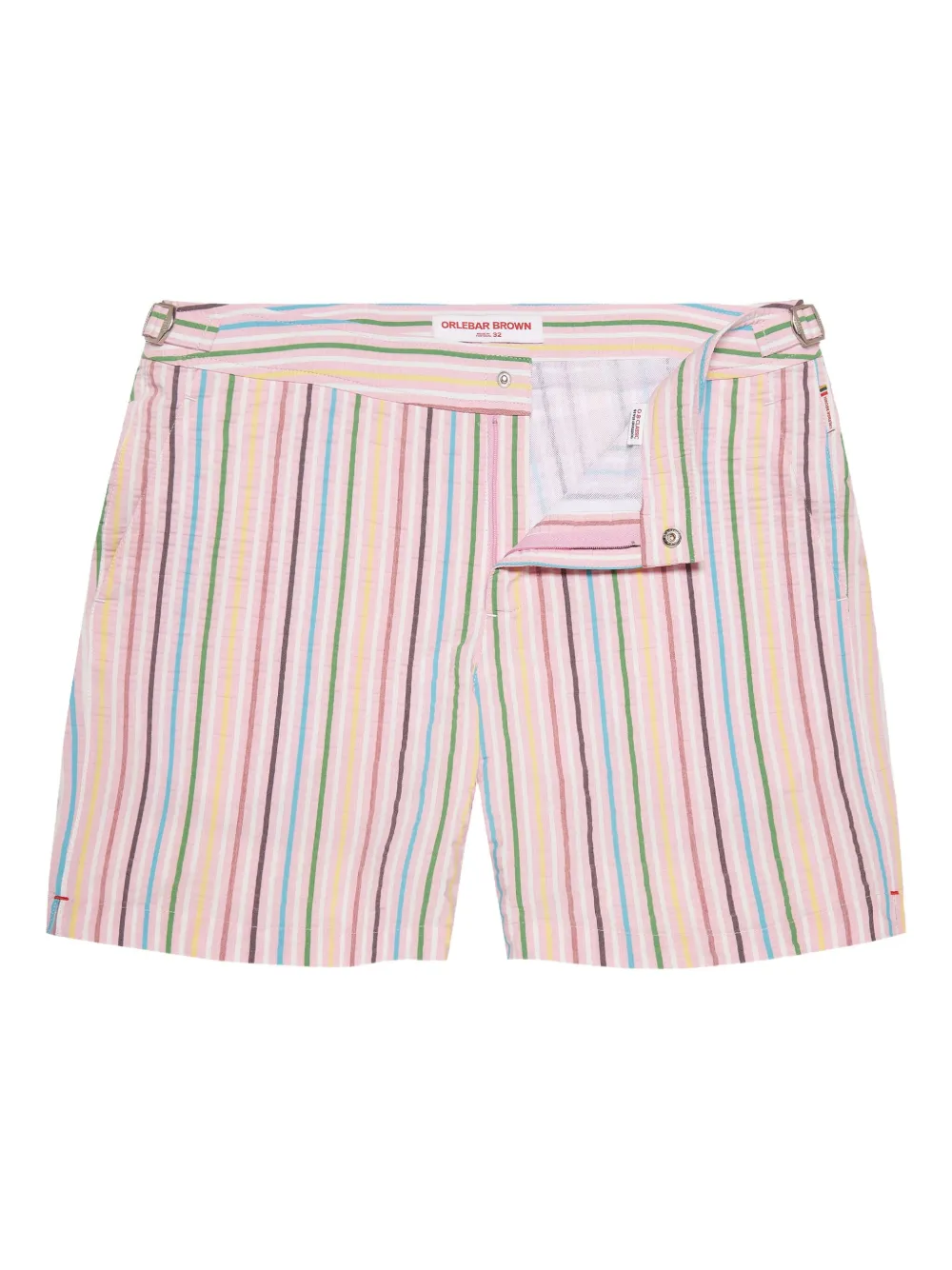 Полосатые плавки-шорты Bulldog Orlebar Brown, розовый
Полосатые плавки-шорты Bulldog Orlebar Brown, розовый
