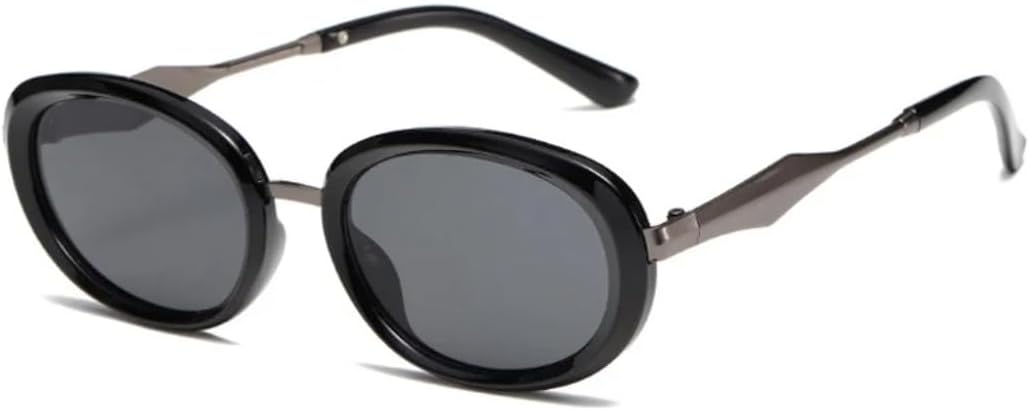 Винтажные женские овальные солнцезащитные очки, модные очки с градиентным переходом цвета, защита от УФ-излучения UV400, мужские очки в стиле панк с леопардовым принтом TYUVIVO, Black Gun Grey
Винтажные женские овальные солнцезащитные очки, модные очки с градиентным переходом цвета, защита от УФ-излучения UV400, мужские очки в стиле панк с леопардовым принтом TYUVIVO, Black Gun Grey