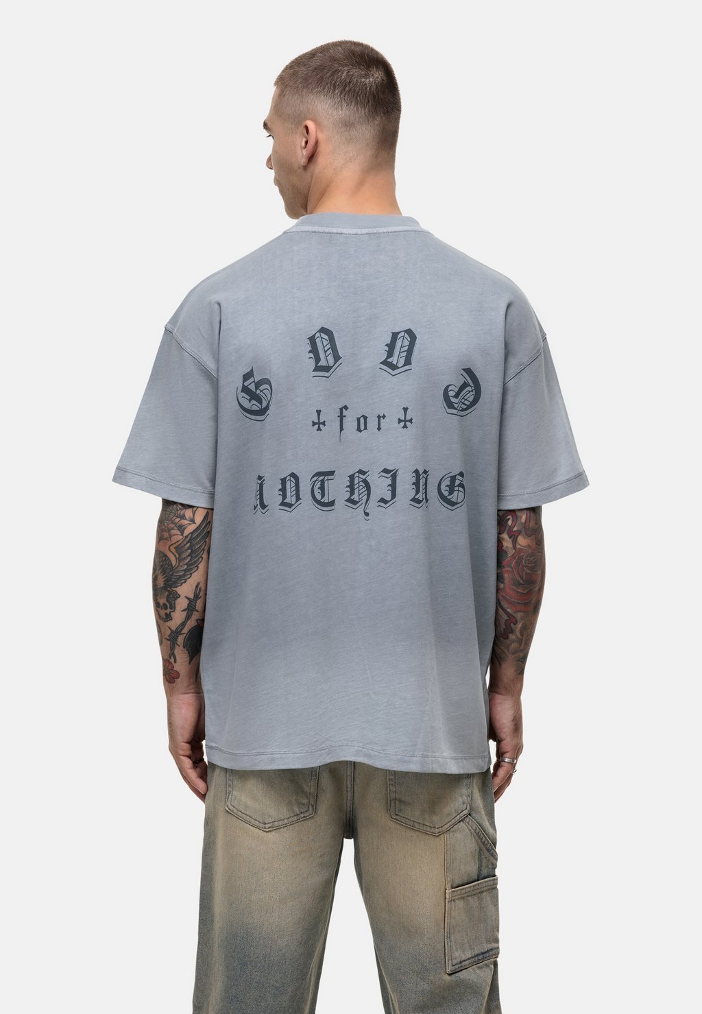 Футболка с принтом Good For Nothing, серый
Футболка с принтом Good For Nothing, серый