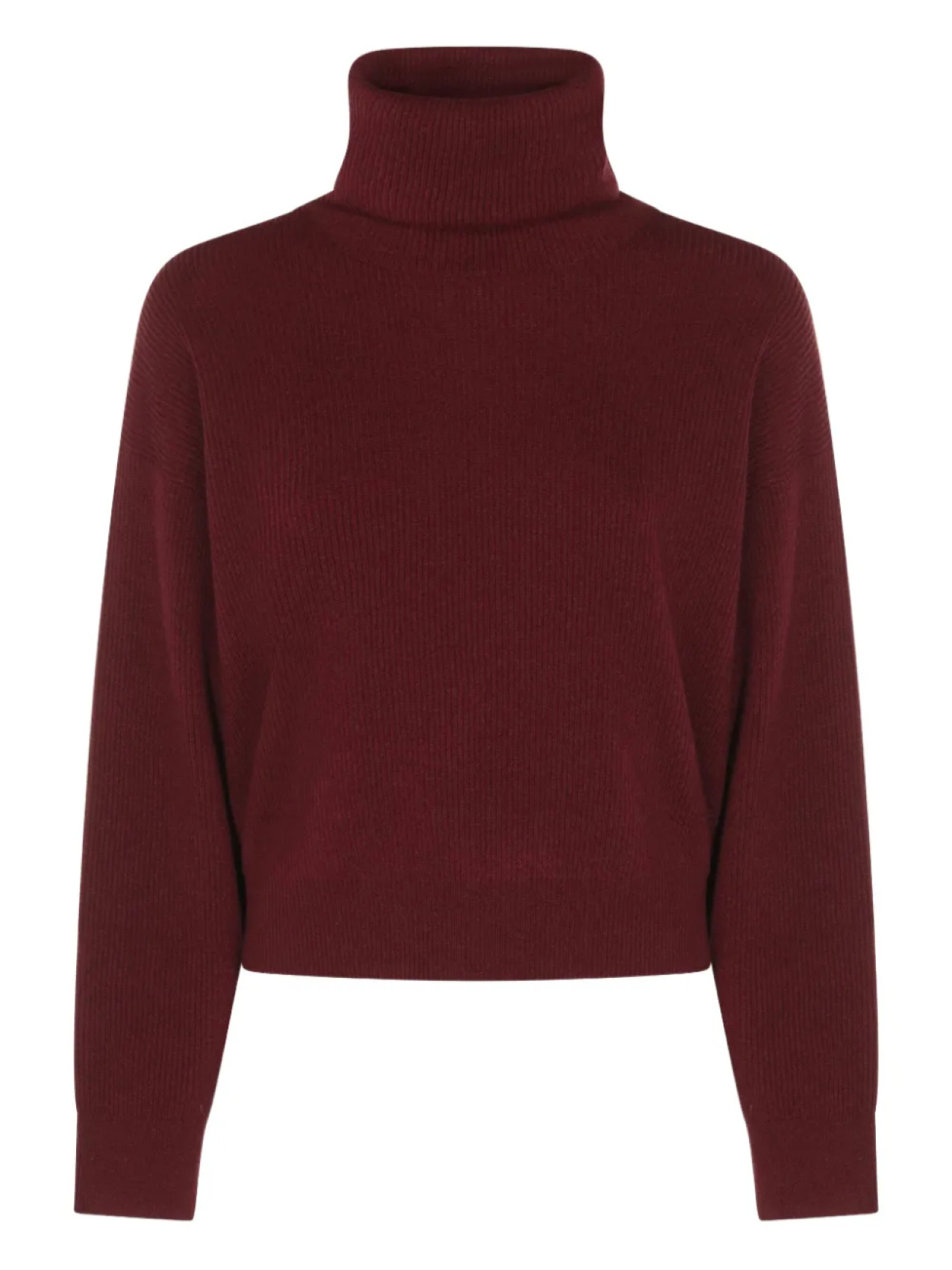 Свитер с высоким воротом Brunello Cucinelli, красный 
Свитер с высоким воротом Brunello Cucinelli, красный