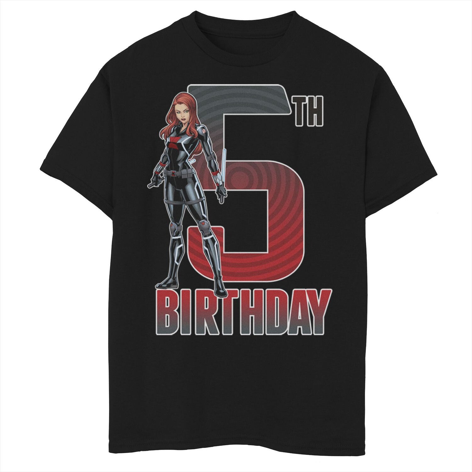 Футболка с рисунком на 5-й день рождения Marvel Black Widow для мальчиков 8–20 лет Marvel
Футболка с рисунком на 5-й день рождения Marvel Black Widow для мальчиков 8–20 лет Marvel