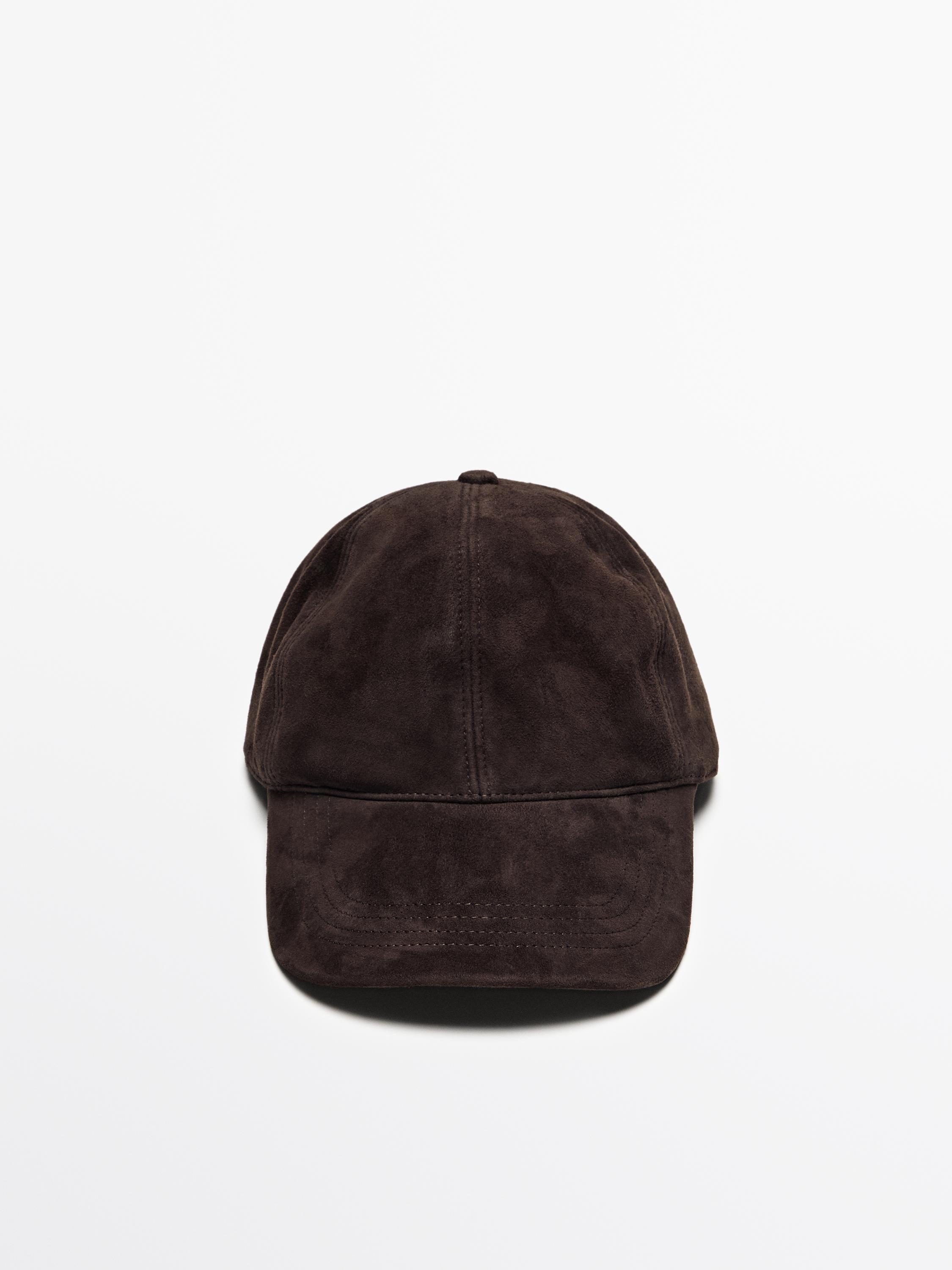 Кепка из спилковой кожи Massimo Dutti, шоколадный
Кепка из спилковой кожи Massimo Dutti, шоколадный