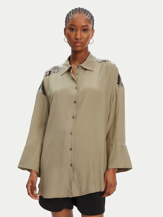 Свободная рубашка 53-7027-437 Access Fashion, зеленый
Свободная рубашка 53-7027-437 Access Fashion, зеленый