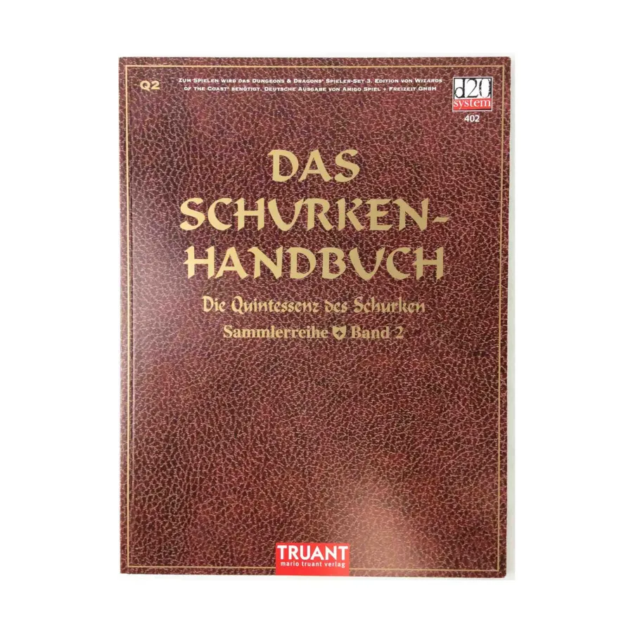 Das Schurken-Handbuch (Quintessential Rogue, German Edition), Role Playing Games (Truant Spiele), мягкая обложка
Das Schurken-Handbuch (Quintessential Rogue, German Edition), Role Playing Games (Truant Spiele), мягкая обложка