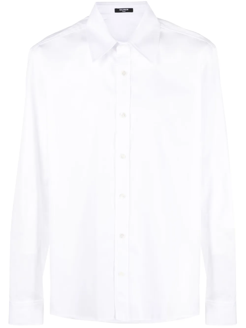Рубашка с вышитым логотипом BALMAIN, белый
Рубашка с вышитым логотипом BALMAIN, белый