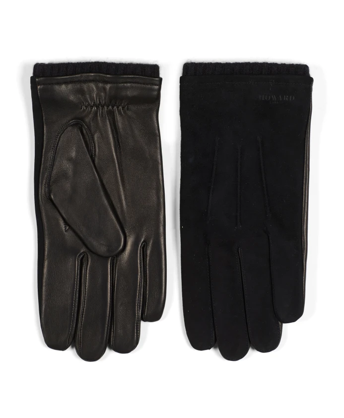 Перчатки из высококачественной замши и мягкой кожи наппа ягненка Howard London, черный
Перчатки из высококачественной замши и мягкой кожи наппа ягненка Howard London, черный