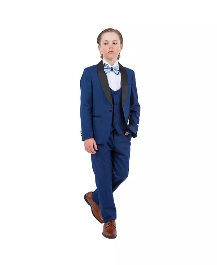 Большие мальчики 5-предметный комплект смокингов Stacy Adams, синий
Большие мальчики 5-предметный комплект смокингов Stacy Adams, синий