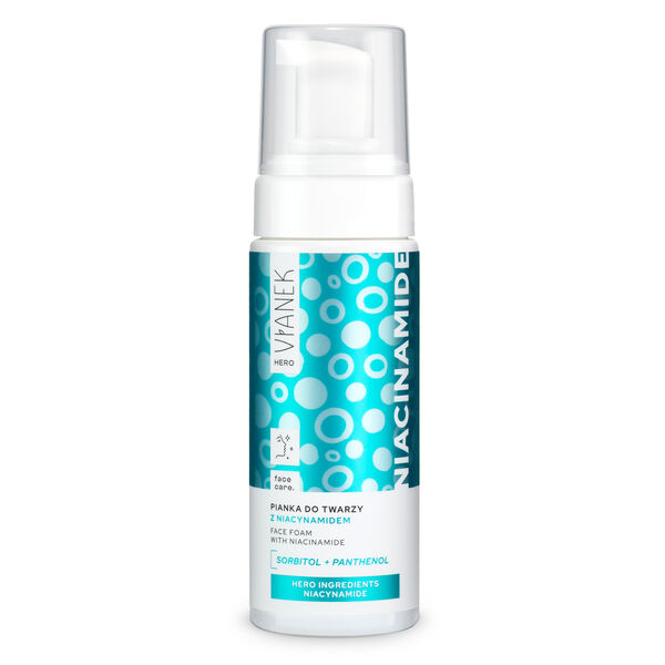 Очищающая пенка для лица с ниацинамидом, 150 мл Vianek Hero
Очищающая пенка для лица с ниацинамидом, 150 мл Vianek Hero