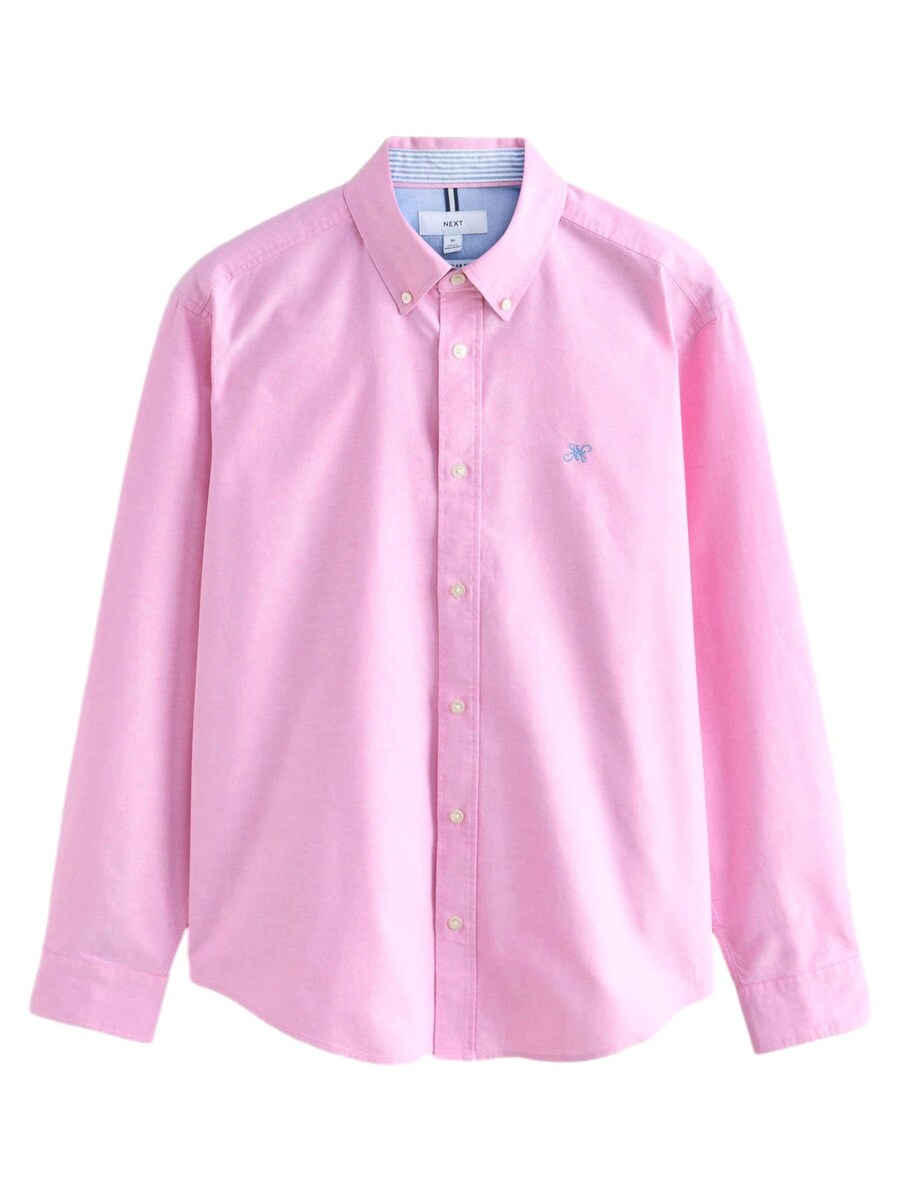 Рубашка обычного кроя на пуговицах Next, розовый
Рубашка обычного кроя на пуговицах Next, розовый