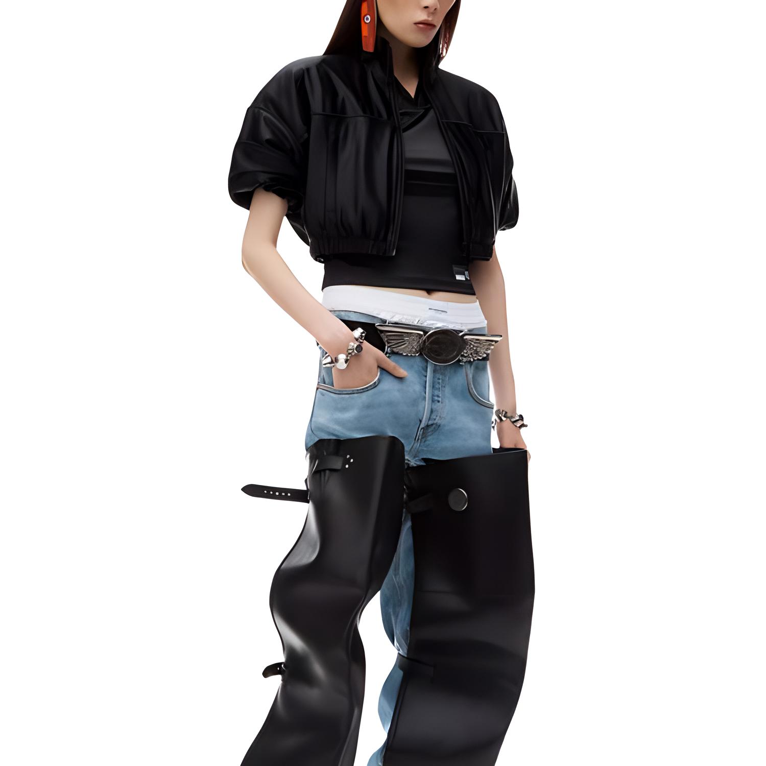 Alexander Wang Куртка-бомбер с аппликацией логотипа, Black
Alexander Wang Куртка-бомбер с аппликацией логотипа, Black