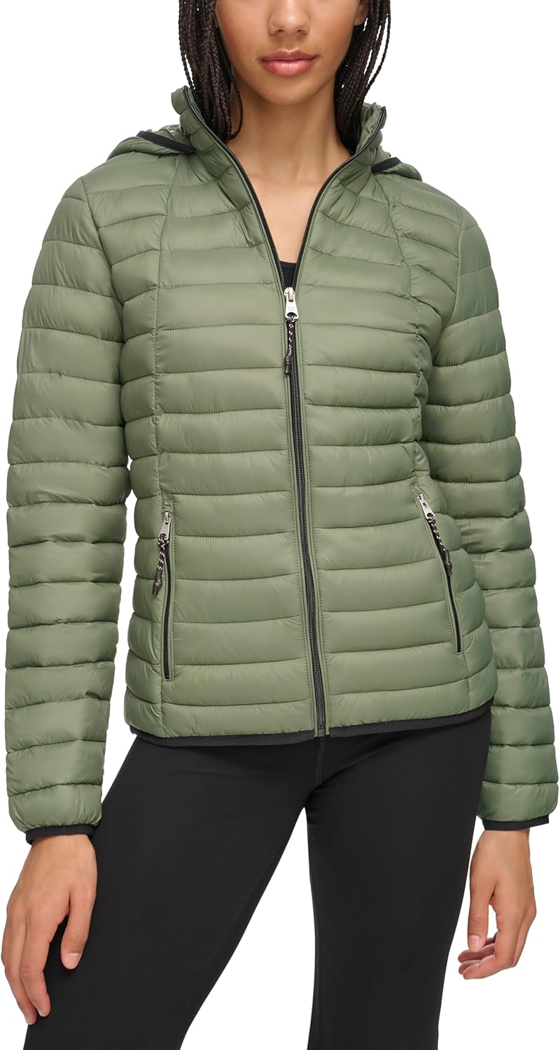 Женская стеганая куртка-пуховик Tommy Hilfiger на молнии, Basil
Женская стеганая куртка-пуховик Tommy Hilfiger на молнии, Basil