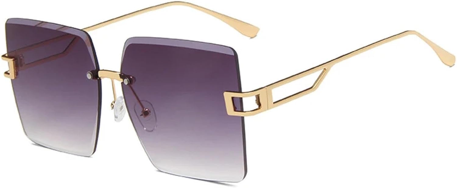 Безободковые солнцезащитные очки с вырезом для женщин и мужчин, модные, для активного отдыха, вождения, путешествий, с защитой от УФ-излучения UV400 TKKTLLT, Gold Gradient Gray
Безободковые солнцезащитные очки с вырезом для женщин и мужчин, модные, для активного отдыха, вождения, путешествий, с защитой от УФ-излучения UV400 TKKTLLT, Gold Gradient Gray