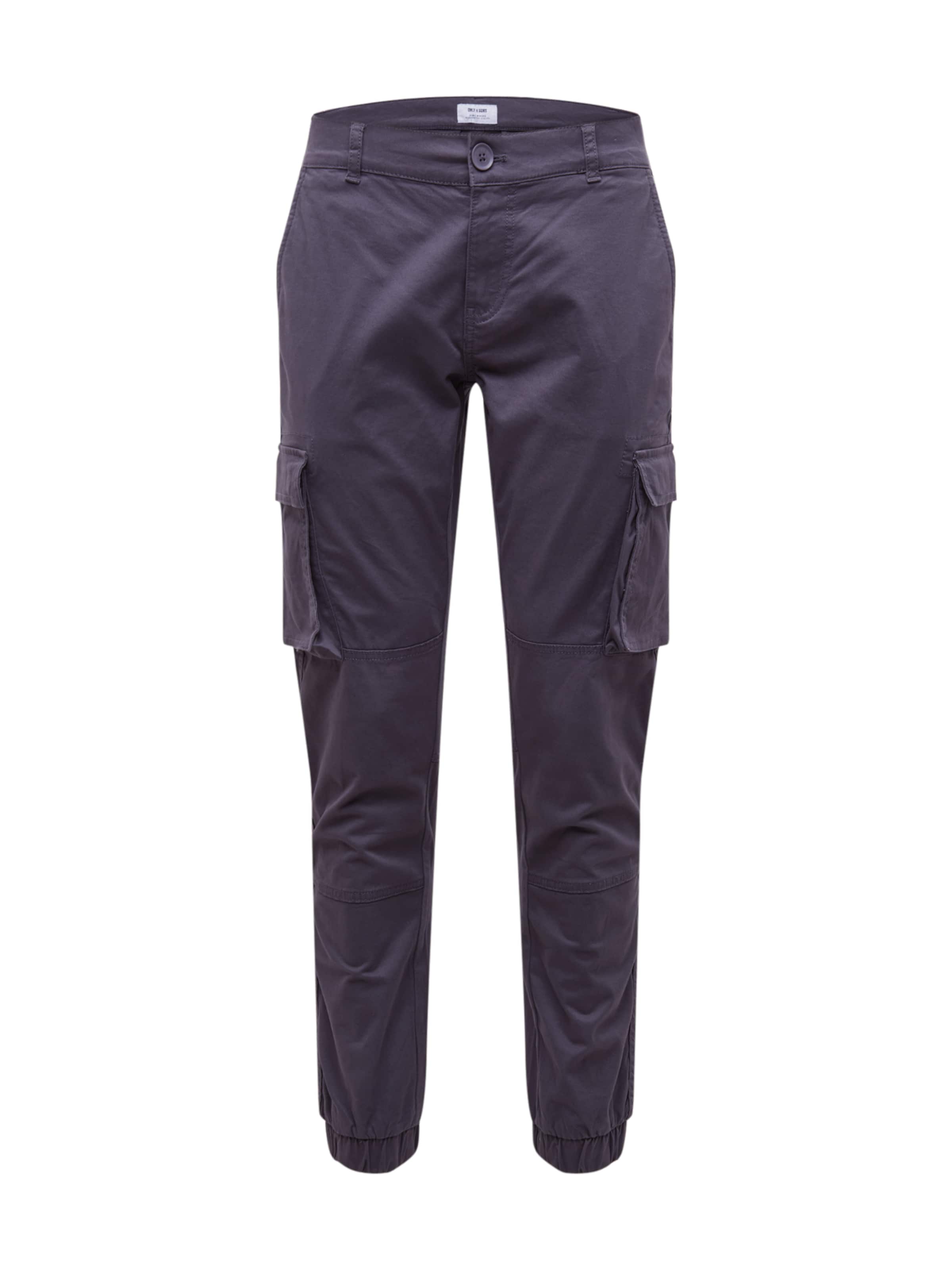 Only & Sons Узкие карго-штаны 'Cam Stage' в цвете Basalt Grey
Only & Sons Узкие карго-штаны 'Cam Stage' в цвете Basalt Grey