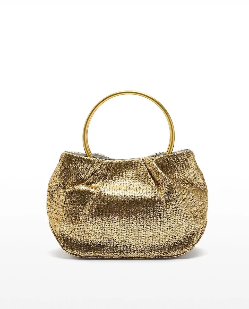 Металлизированный вечерний клатч с бандо и магнитной застежкой Parfois, золотой
Металлизированный вечерний клатч с бандо и магнитной застежкой Parfois, золотой