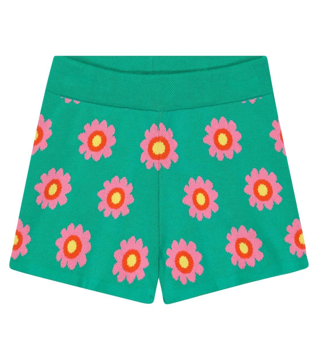 Хлопковые шорты с принтом Stella McCartney Kids, разноцветный
Хлопковые шорты с принтом Stella McCartney Kids, разноцветный