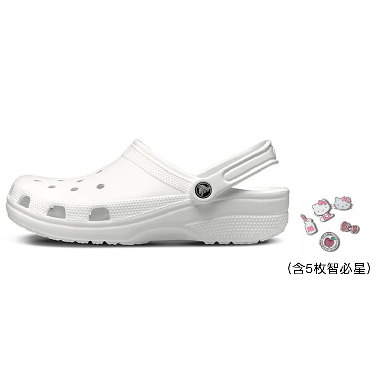 Crocs Классические клоги белые женские белые с рисунком кошечки, цвет White (Kitty Shoe Pattern)
Crocs Классические клоги белые женские белые с рисунком кошечки, цвет White (Kitty Shoe Pattern)