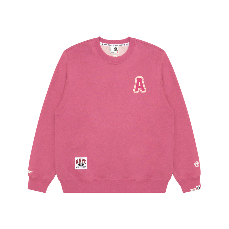 Свитшот с вышитым логотипом A Bathing APE Aape, розовый
Свитшот с вышитым логотипом A Bathing APE Aape, розовый