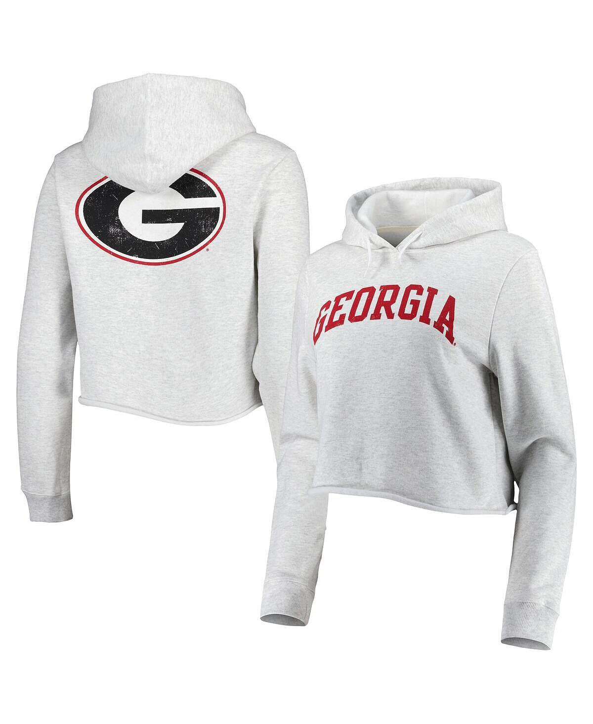 Женский укороченный пуловер с капюшоном Ash Georgia Bulldogs 2-Hit 1636 League Collegiate Wear
Женский укороченный пуловер с капюшоном Ash Georgia Bulldogs 2-Hit 1636 League Collegiate Wear