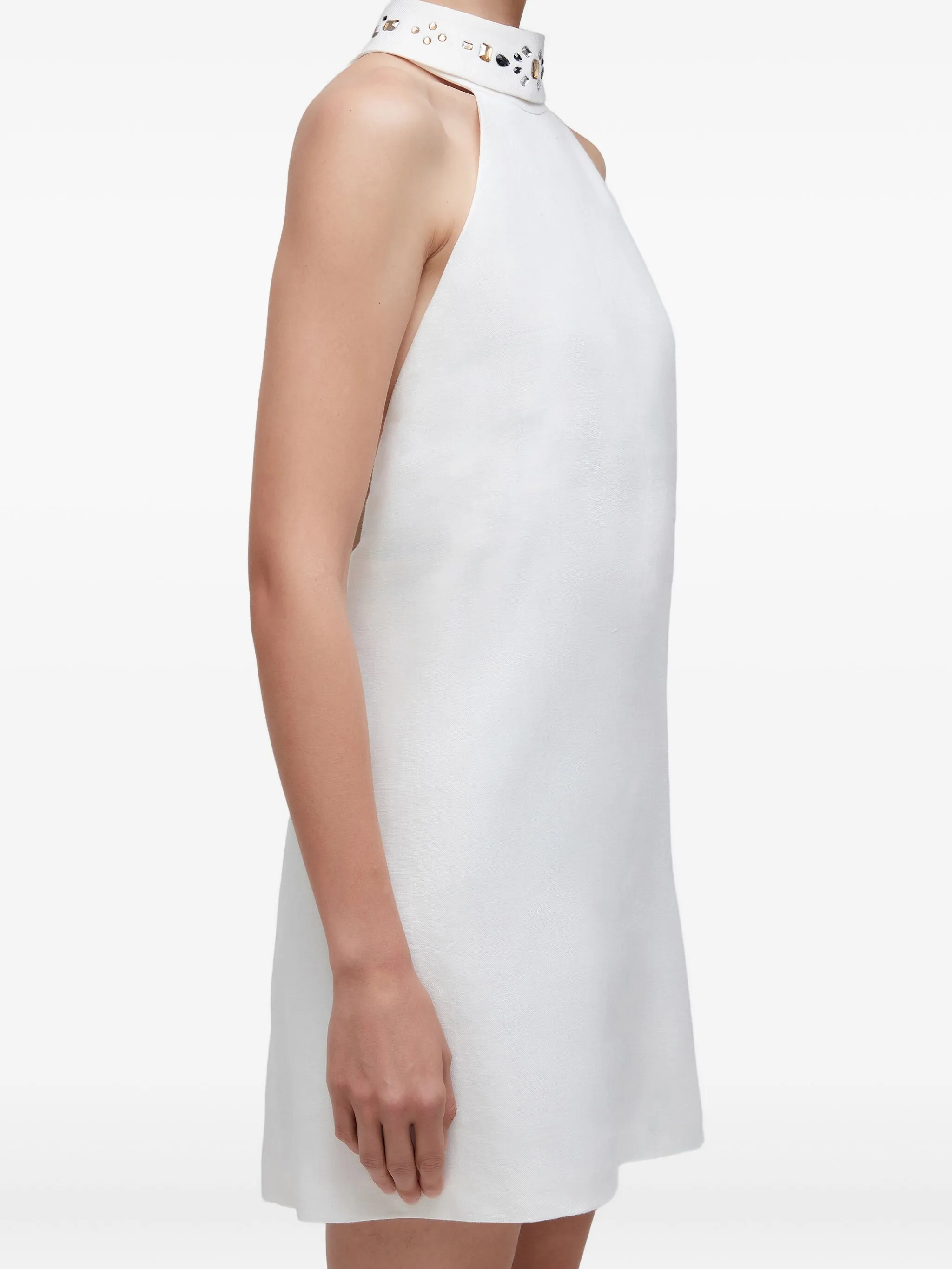 Платье мини с вырезом халтер Osklen, белый
Платье мини с вырезом халтер Osklen, белый