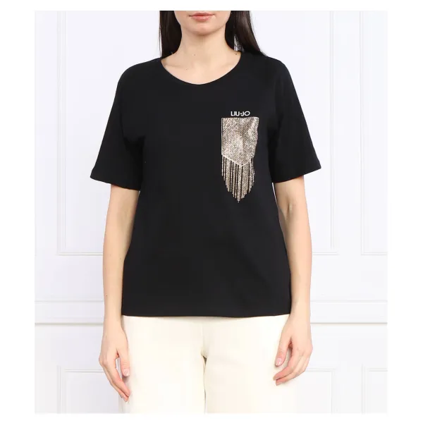 Футболка стандартного кроя Liu Jo, черный
Футболка стандартного кроя Liu Jo, черный