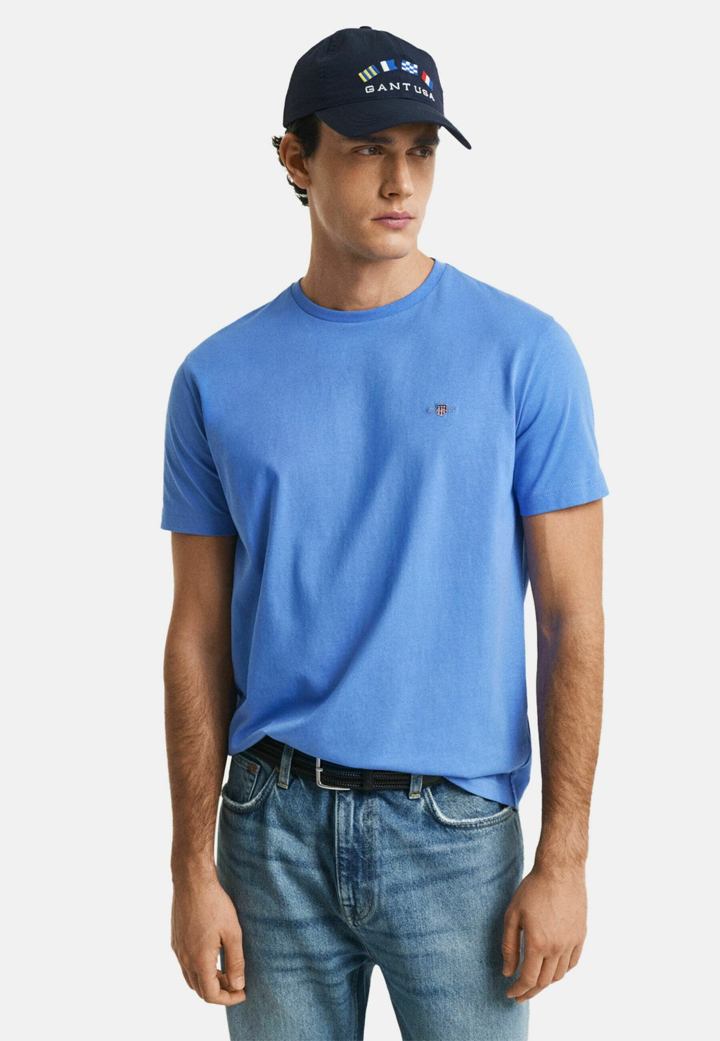 Базовая футболка SHIELD GANT, синий 
Базовая футболка SHIELD GANT, синий